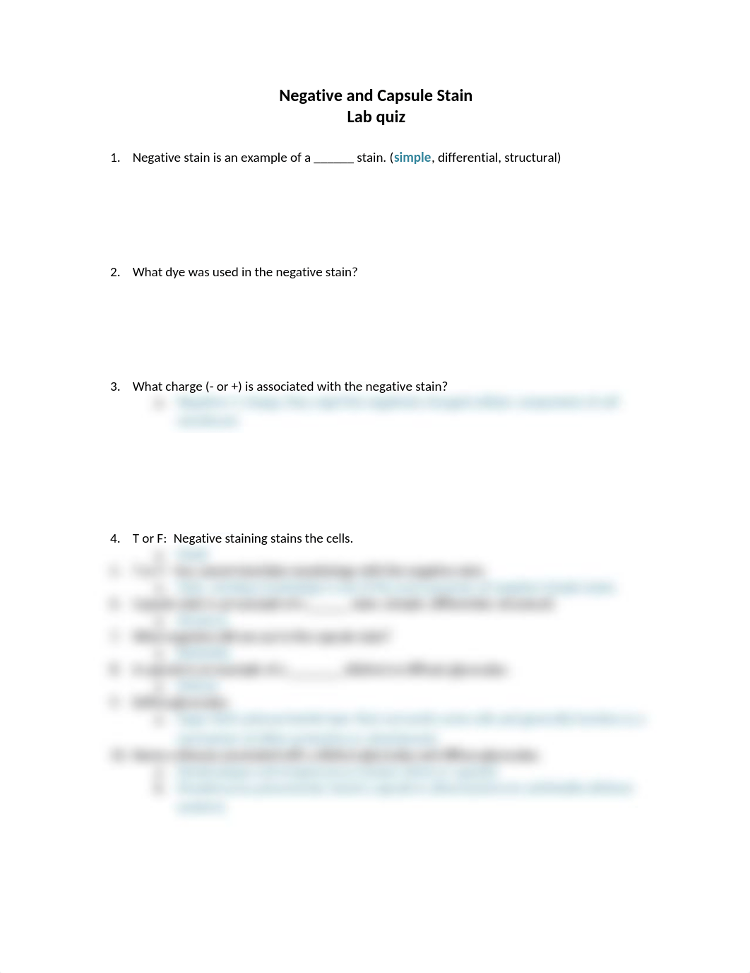 Lab Quiz Negative and Capsule Stain_dkgoxkcpmx5_page1