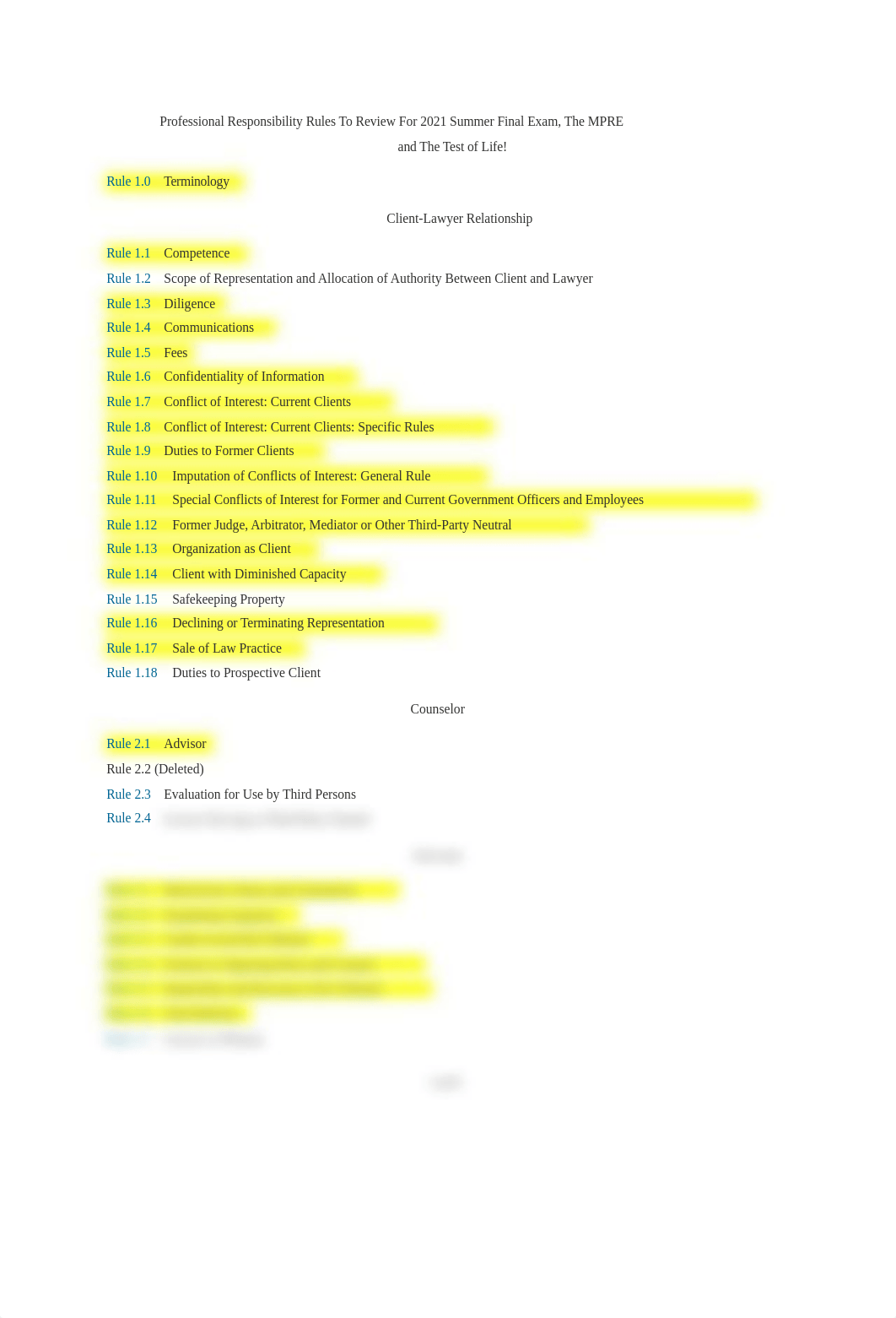 Professional Responsibility Rules To Review For Final Exam Summer 2021.docx_dkgvyui4qqn_page1