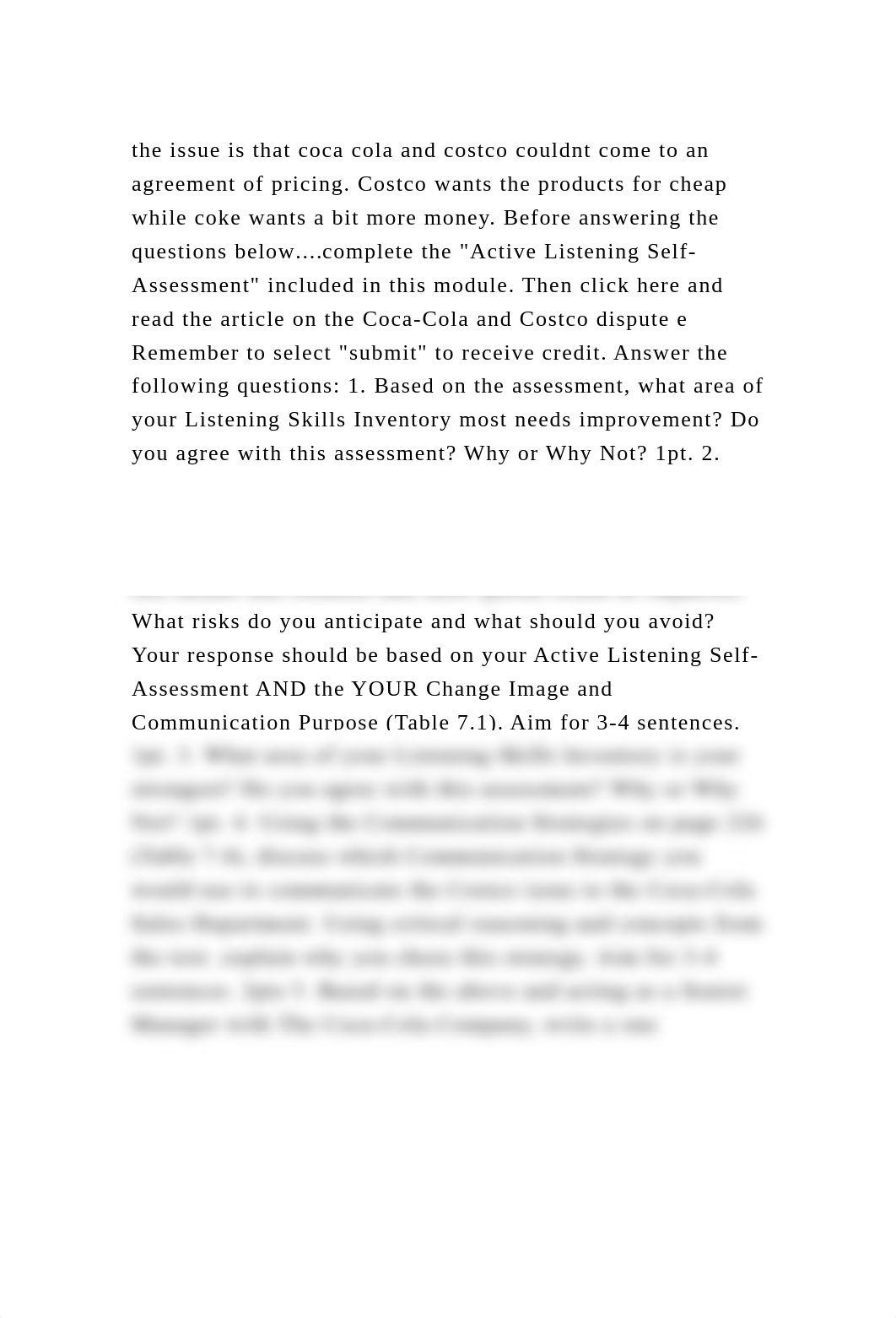 the issue is that coca cola and costco couldnt come to an agreement .docx_dkgwprn8c42_page2