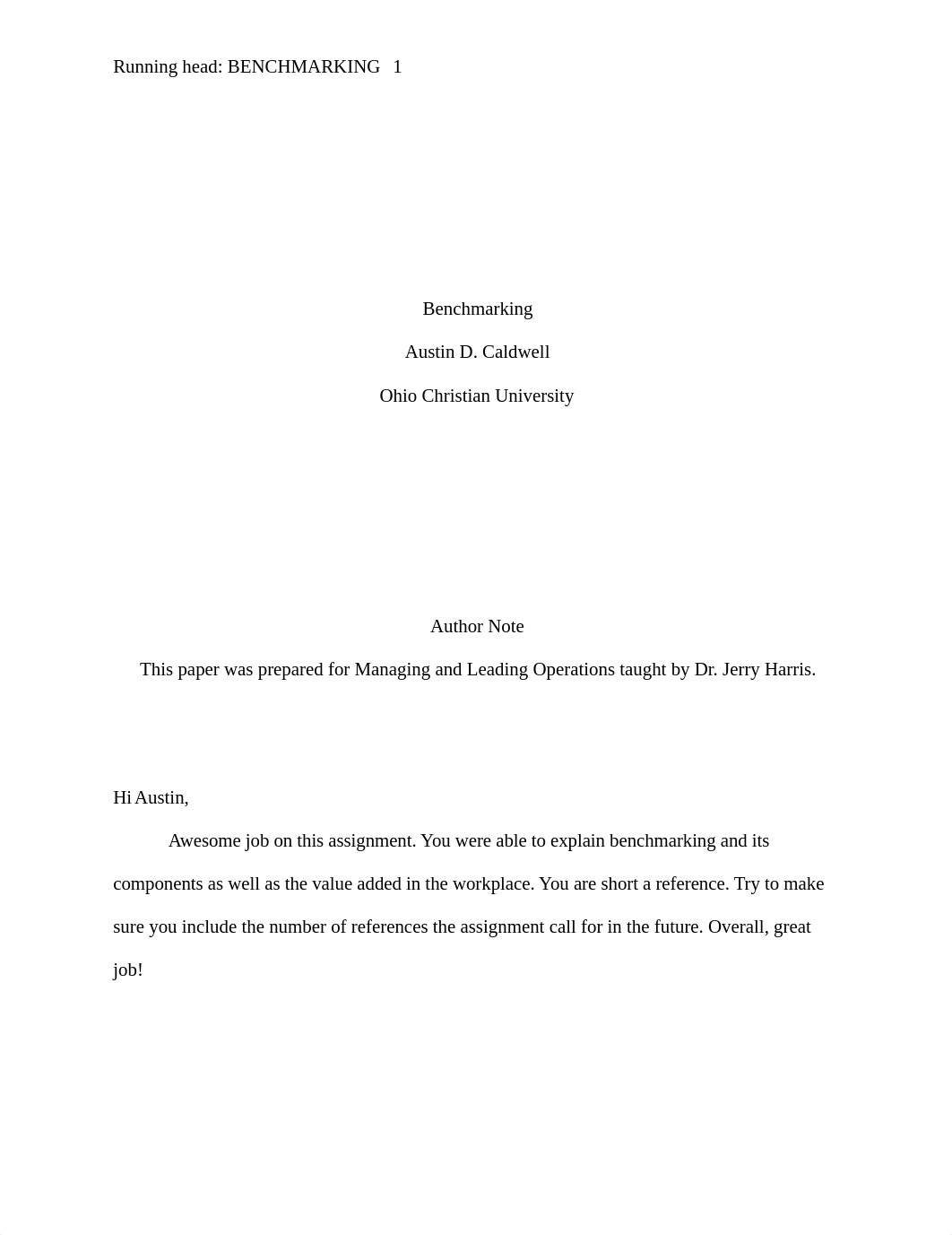 Austin_Caldwell_CA4470104_Benchmarking-graded.docx_dkhghdti9yd_page1