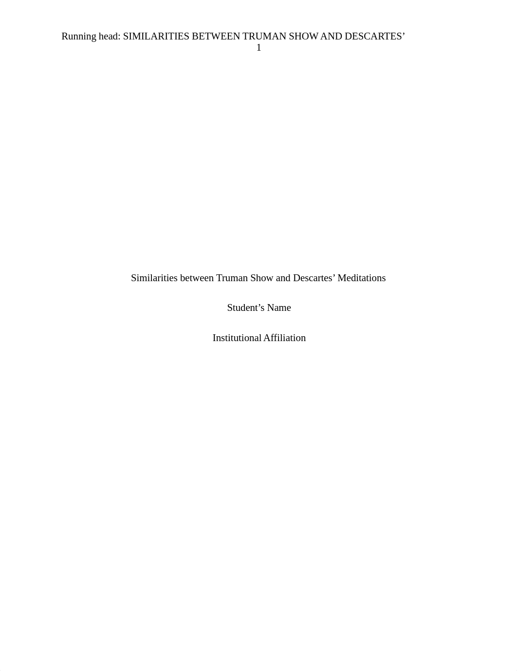 Similarities between Truman Show and Descartes' final (1).docx_dkhixt3re91_page1