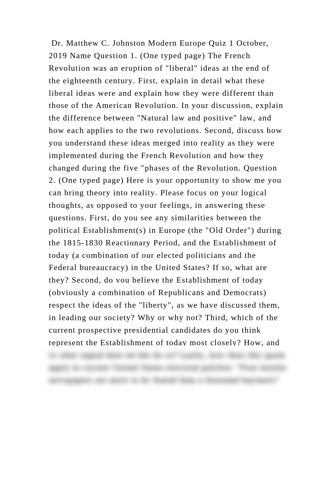 Dr. Matthew C. Johnston Modern Europe Quiz 1 October, 2019 Name Quest.docx_dkhsu63qaff_page2