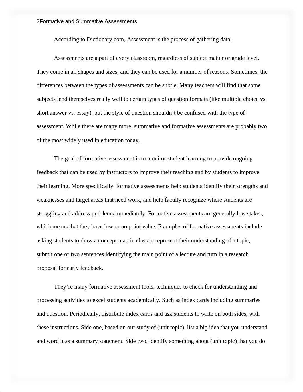 How do teachers use Formative and Summative assessments to improve teaching and student learning_dkhwjb5ktt2_page2