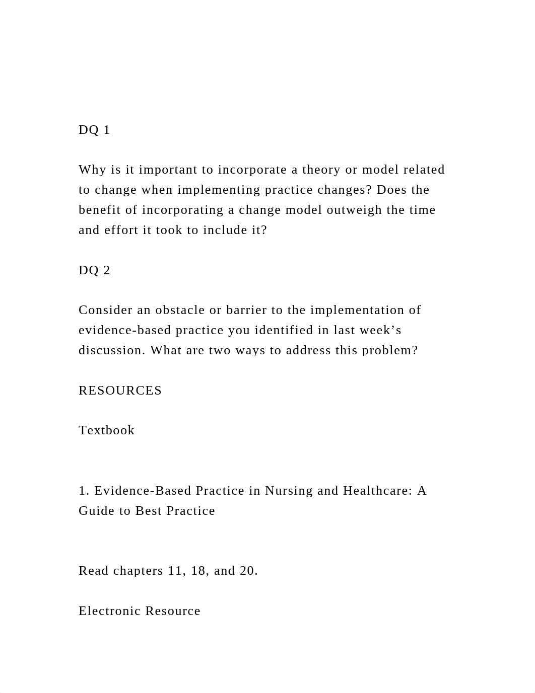 DQ 1Why is it important to incorporate a theory or model rel.docx_dki1no63blp_page2