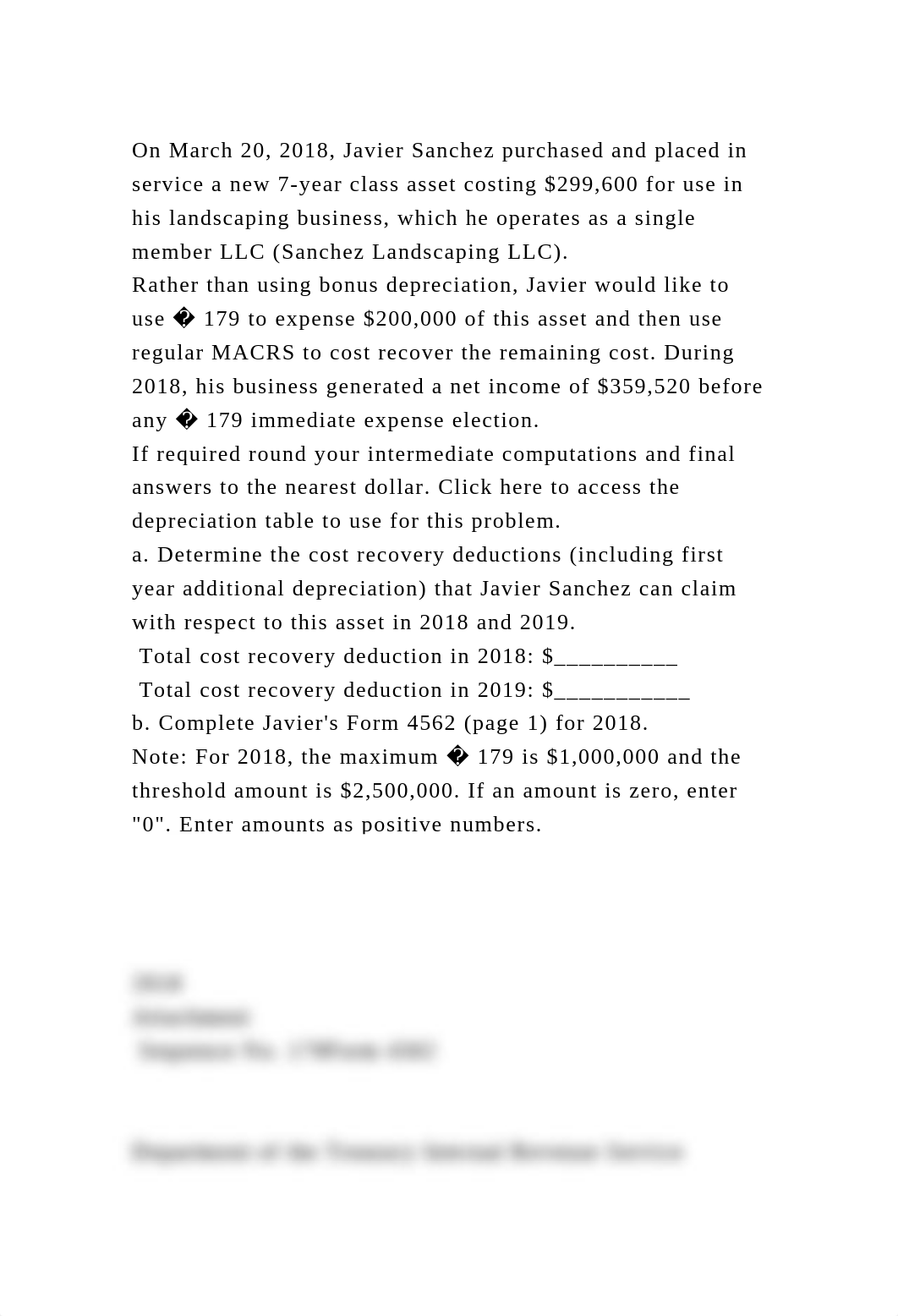 On March 20, 2018, Javier Sanchez purchased and placed in service a .docx_dkiafta2ddy_page2