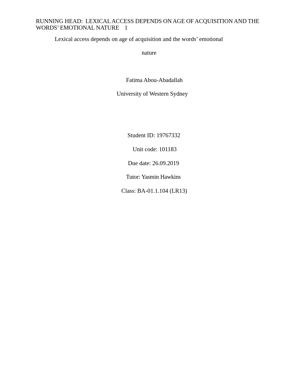 Lexical access depends on age of acquisition and the words.docx_dkic26wzjky_page1