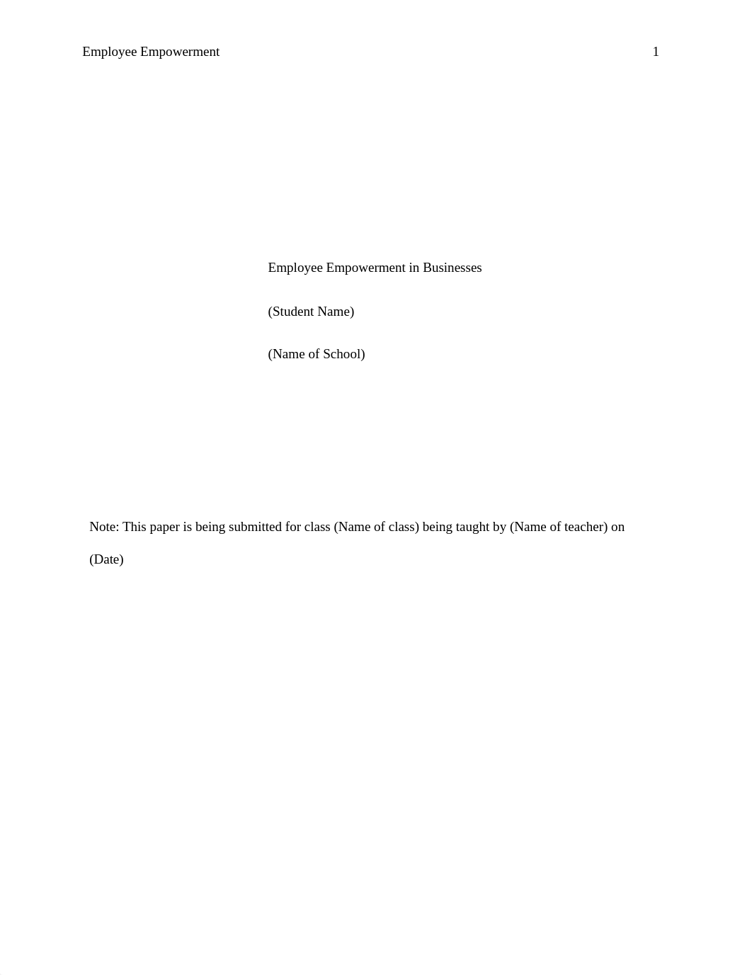Employee Empowerment Essay.docx_dkijr0jhnrv_page1