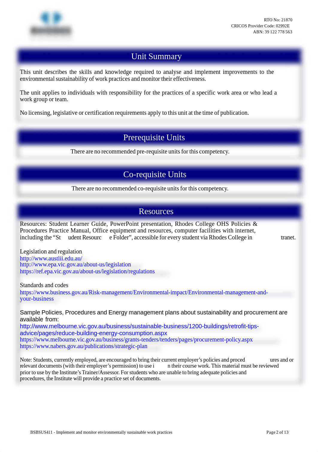 SATool - BSBSUS411 - Implement and monitor environmentally sustainable work practices - v Oct 2021.p_dkisic9n0vp_page2