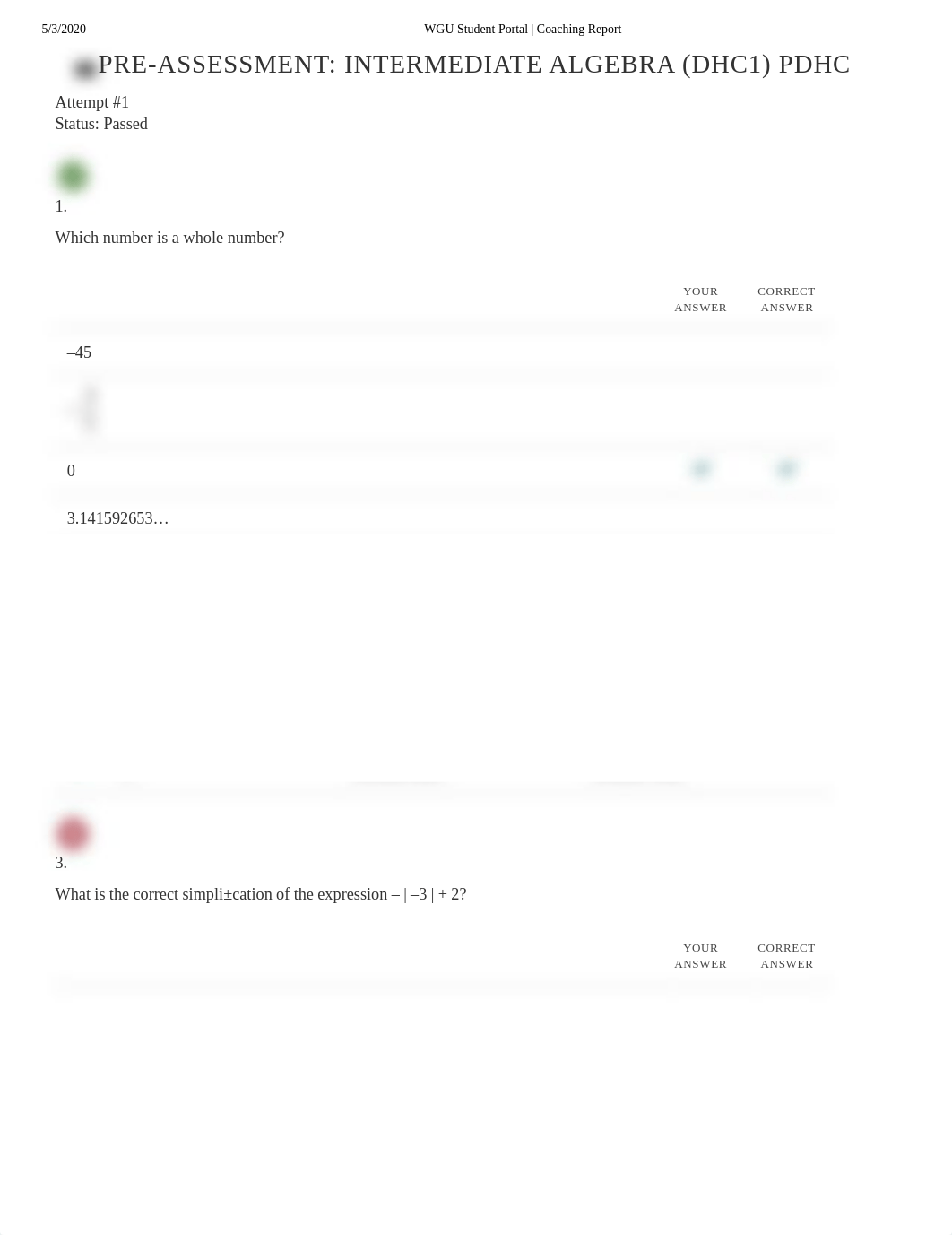 Pre-Assessment Intermediate Algebra DHC1 PDHC - C463 .pdf_dkj70su9fwx_page1