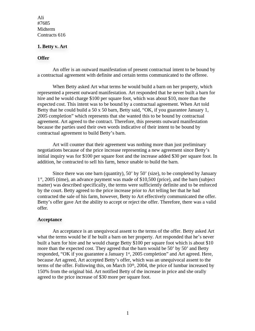 Contracts 616, Midterm, Ali, # 7685.docx_dkjdh93ma14_page1