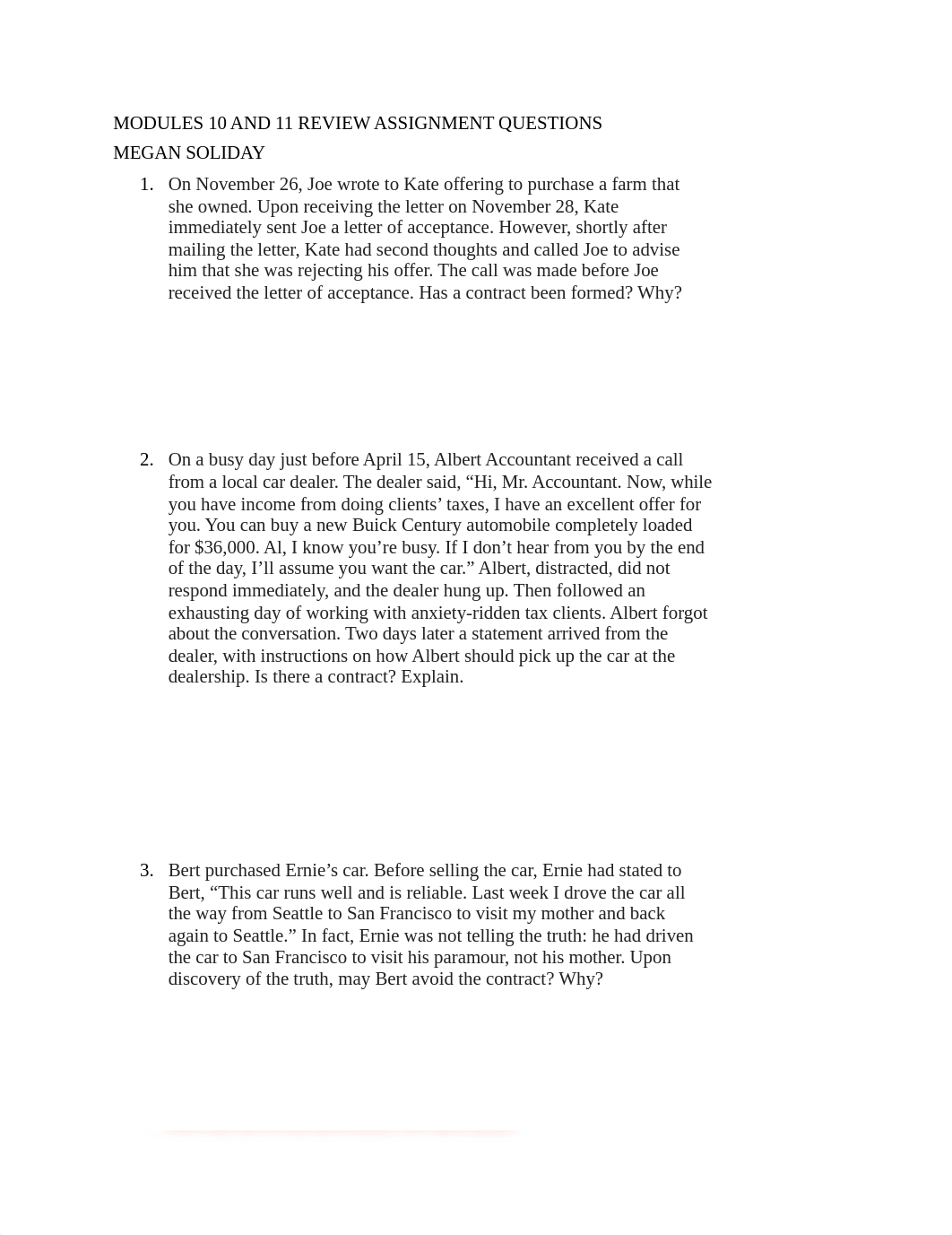 BUS 241. Summer. Module 10 and 11 Review Assignment and Case Study - MEGAN SOLIDAY.docx_dkjfvttv9us_page1