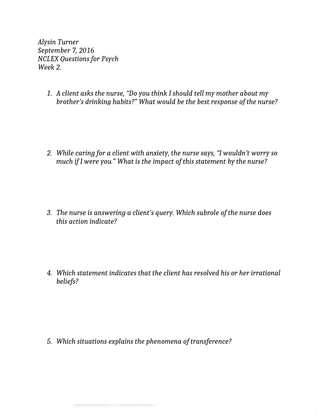 NCLEX questions for week 2. 8:9_dkjqii3kmlj_page1