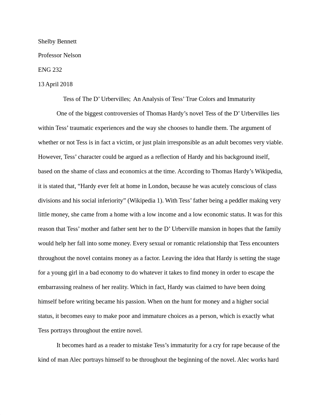 Tess Essay .docx_dkke4rhcgls_page1