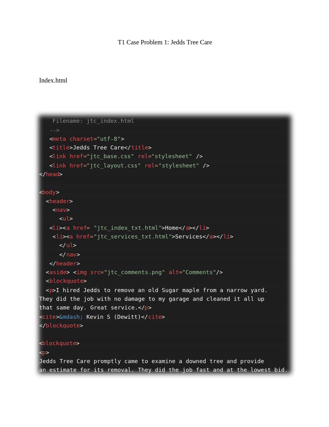 T1 Case Problem 1 Jedds Tree Care.docx_dkkoypdh8rv_page1