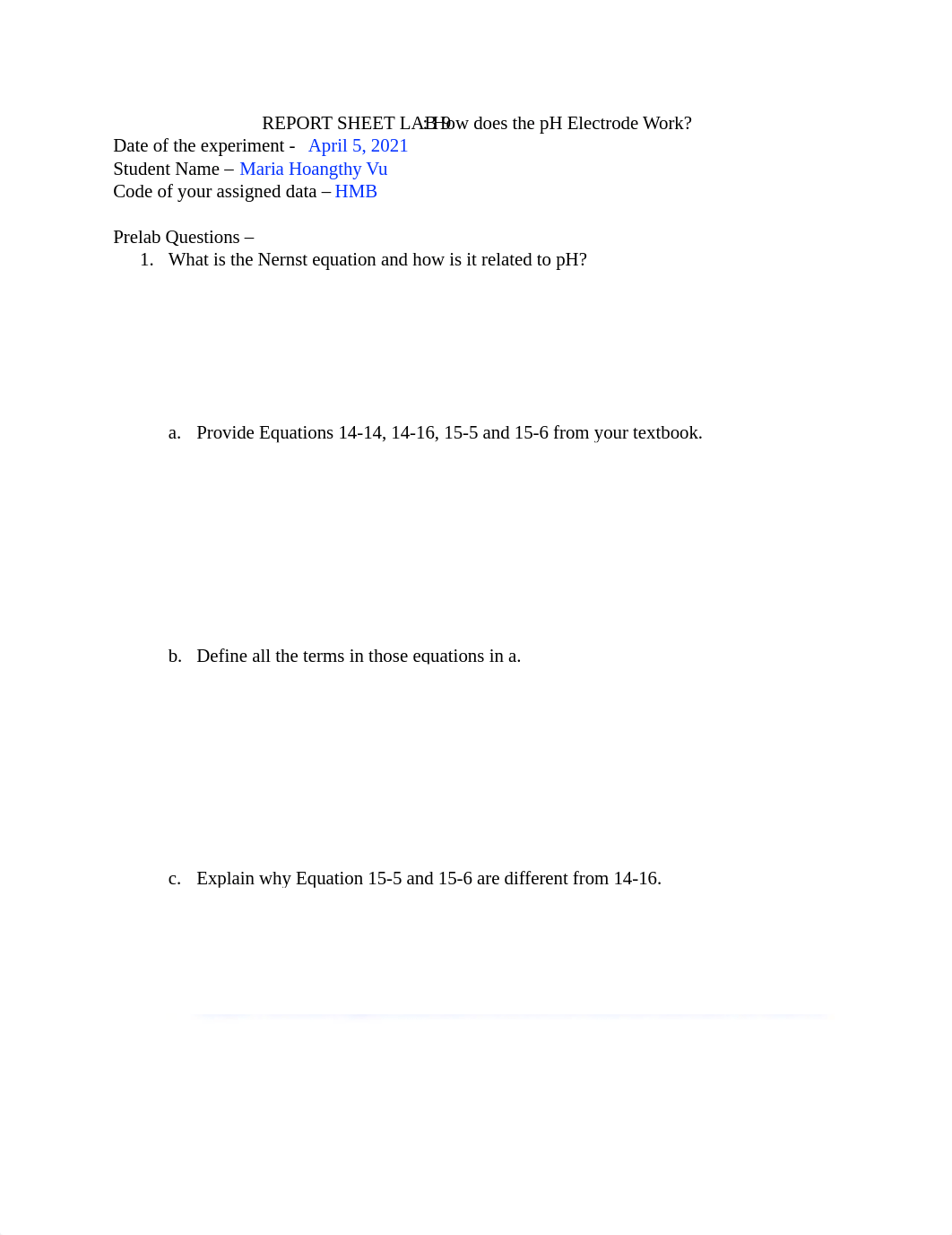 Lab 9 Report Sheet How does a pH electrode work.docx_dkl0el6kqcx_page1