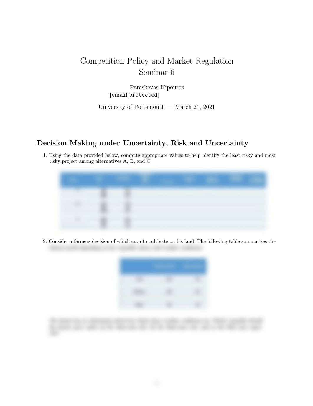 seminar 6_Decision Making under Uncertainty, Risk and Uncertainty.pdf_dkl83ez5uj3_page1