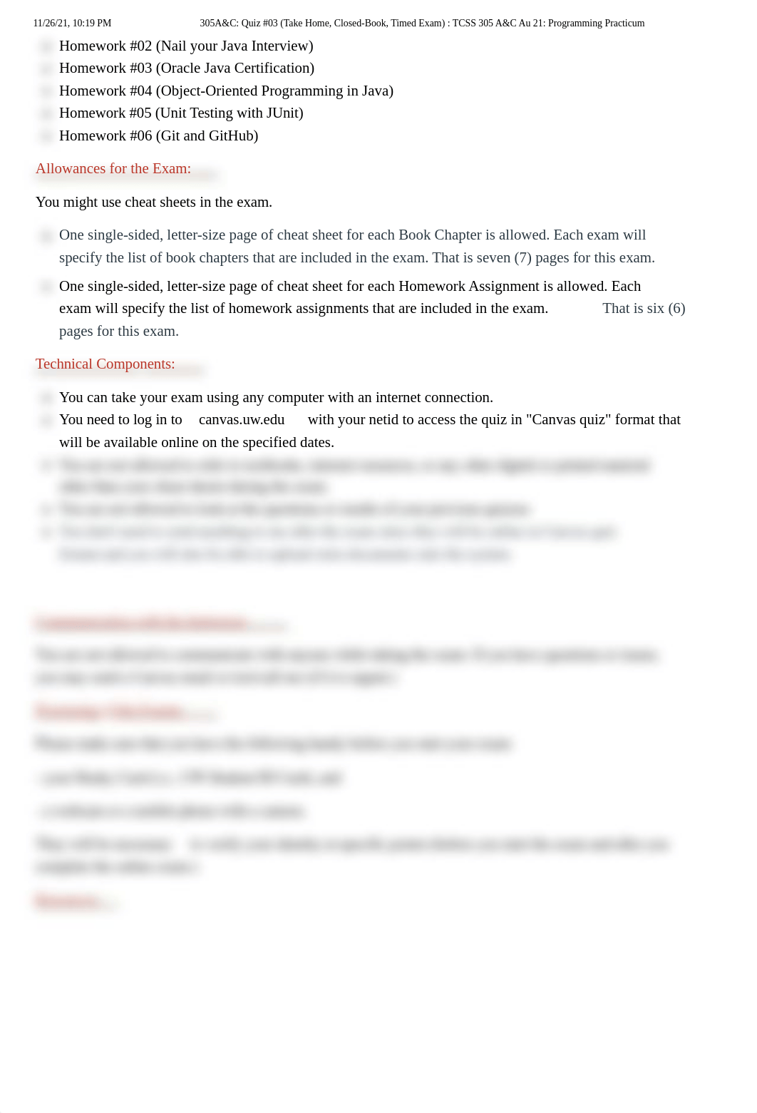 2 305A&C_ Quiz #03 (Take Home, Closed-Book, Timed Exam) _ TCSS 305 A&C Au 21_ Programming Practicum._dkl8bb4d8qi_page2
