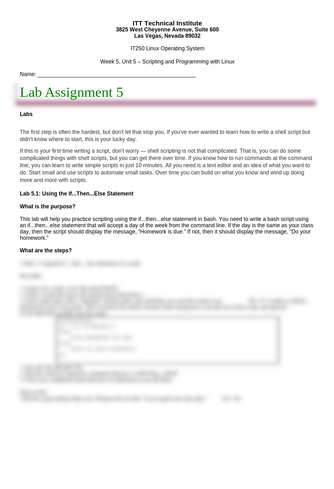 IT250 Week 5, Unit 5, Lab Assignment 5_dklai8fg2c2_page1