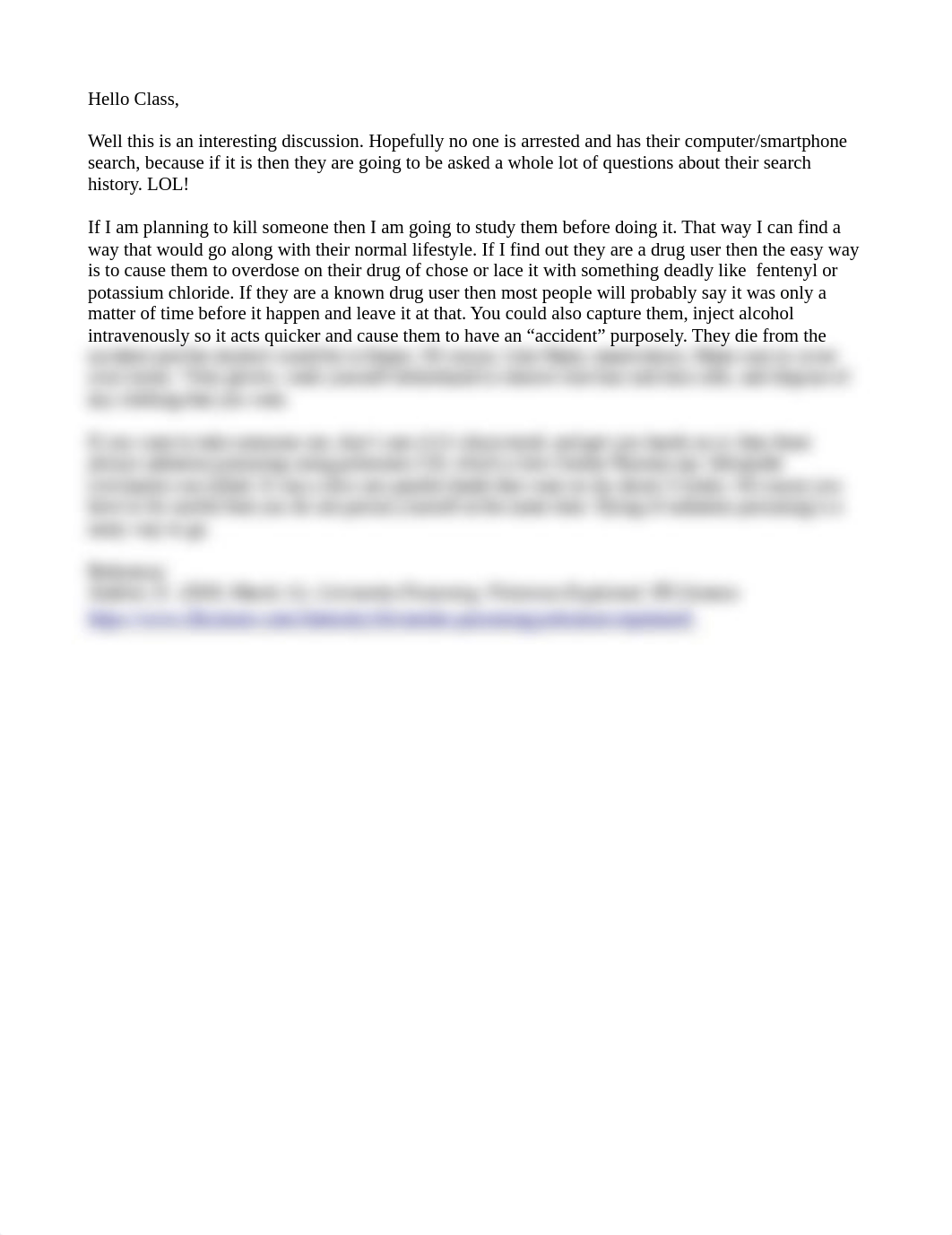 Week 3: Discussion #2 - Subject Is A White Male, 36 YOA, Deceased for 3-5 Days ....odt_dklfk20mvyy_page1