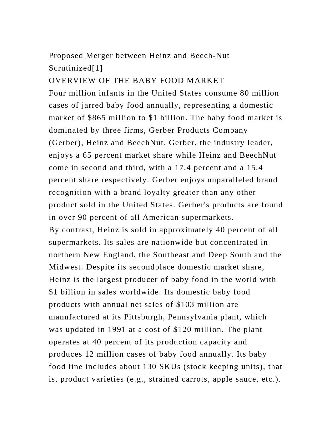 Proposed Merger between Heinz and Beech-Nut Scrutinized[1]OVERVIEW.docx_dkljldvq77x_page2