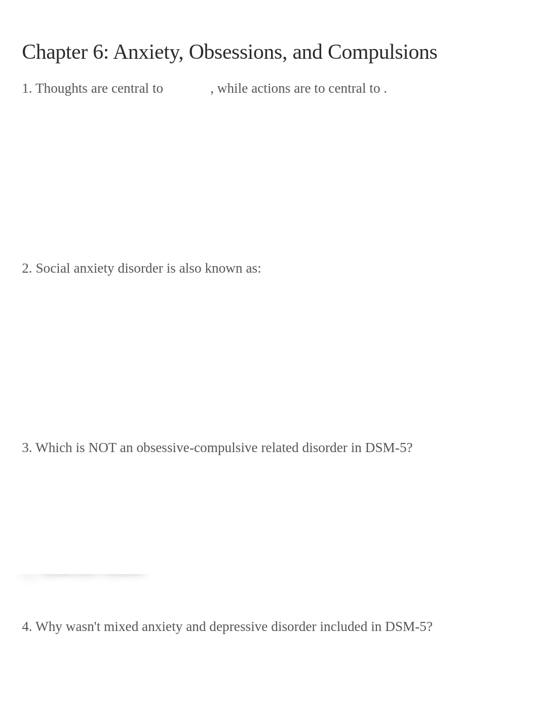 Chapter 6 | Raskin, Abnormal Psychology Multiple Choice Questions.pdf_dkm3g57gra5_page1