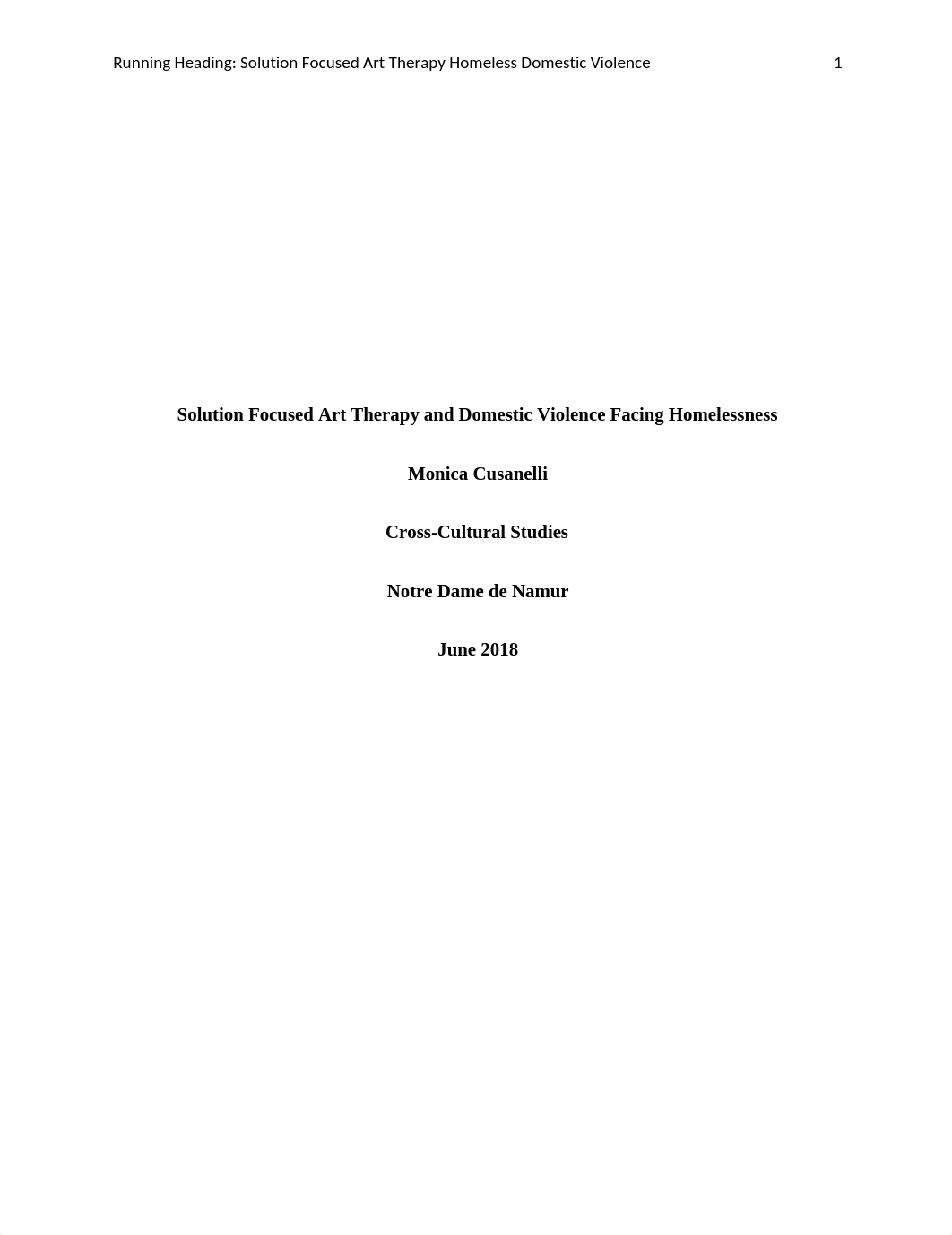 Solution Focused Art Therapy and Domestic Violence Facing Homelessness..docx_dkm9e92nnp1_page1