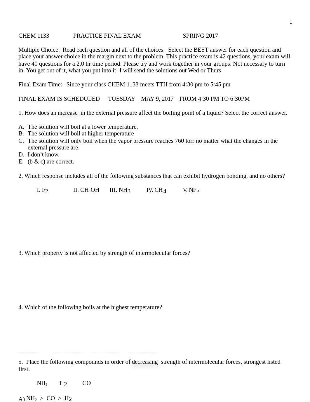 CHEM 1133 FINAL practice exam TTH Spr17 Blank.docx_dkmcz3k5mkk_page1