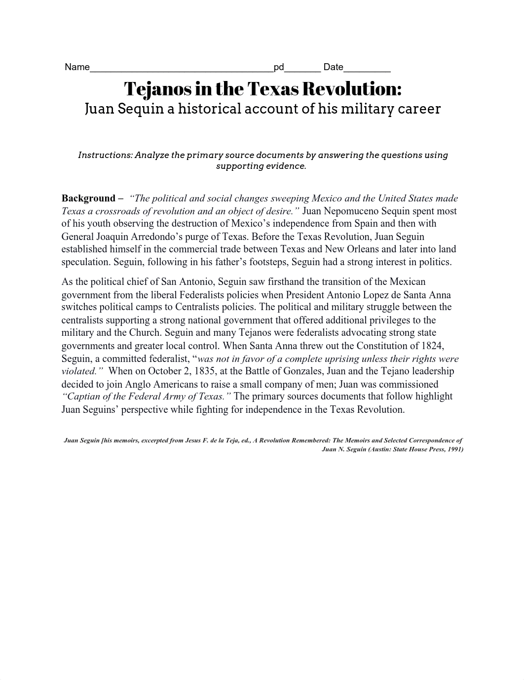 Texas Revolution_ Juan Sequin.pdf_dkmrwjk0ot5_page1