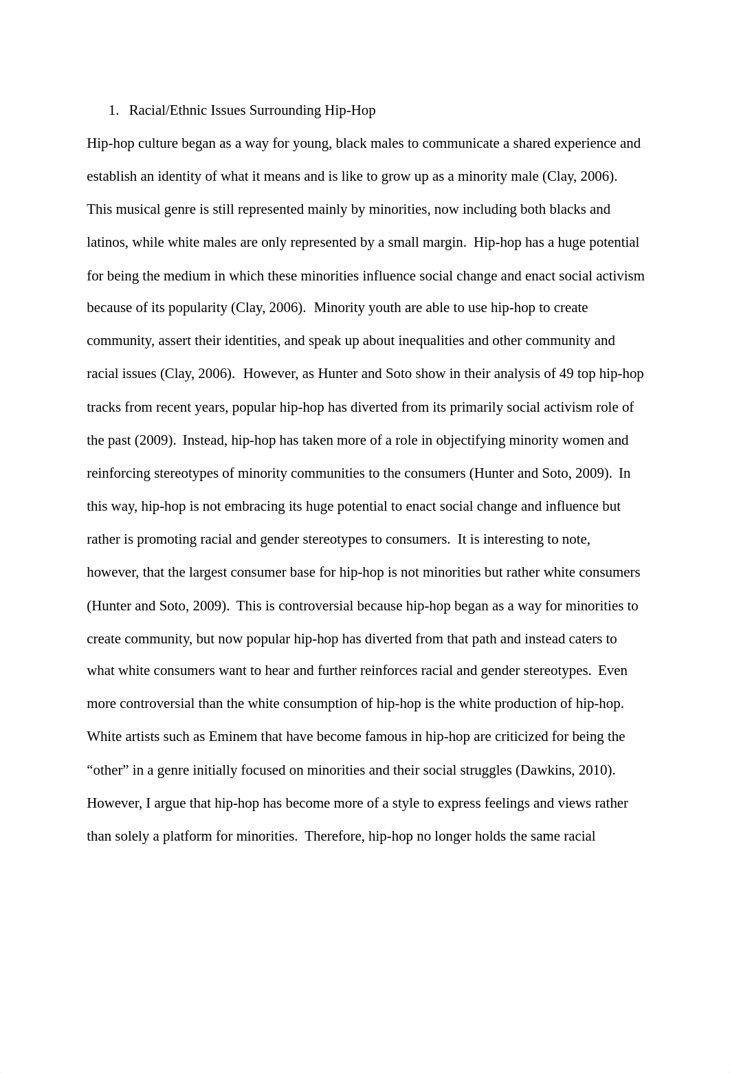 Paper on Racial and Ethnic Issues Surrounding Hip-Hop_dkmvzpmelw1_page1