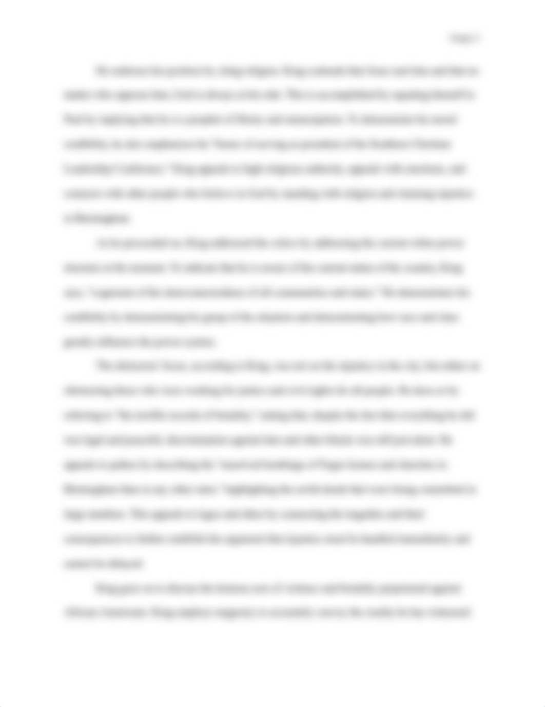 "Letter from Birmingham Jail" Rhetorical Analysis Essay.pdf_dknav9hql20_page2