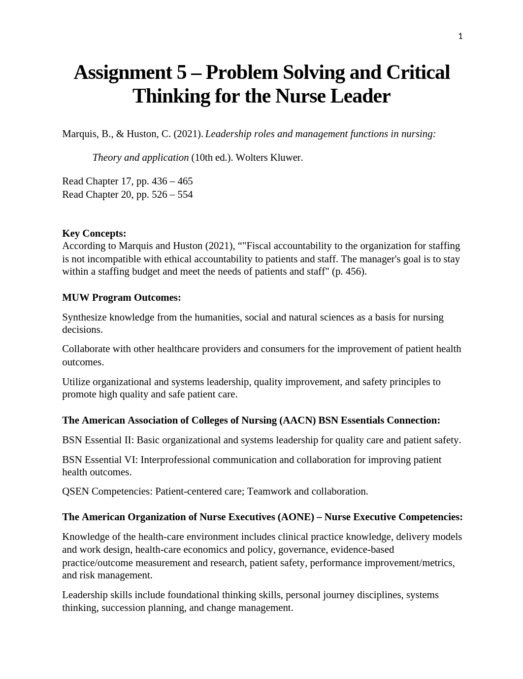 Assignment 5 Problem Solving and Critical Thinking for the Nurse Leader-3.docx_dknce9lelw7_page1