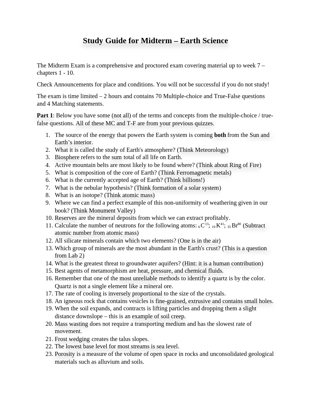 Study Guide for Midterm .docx_dknl9rkcpmm_page1