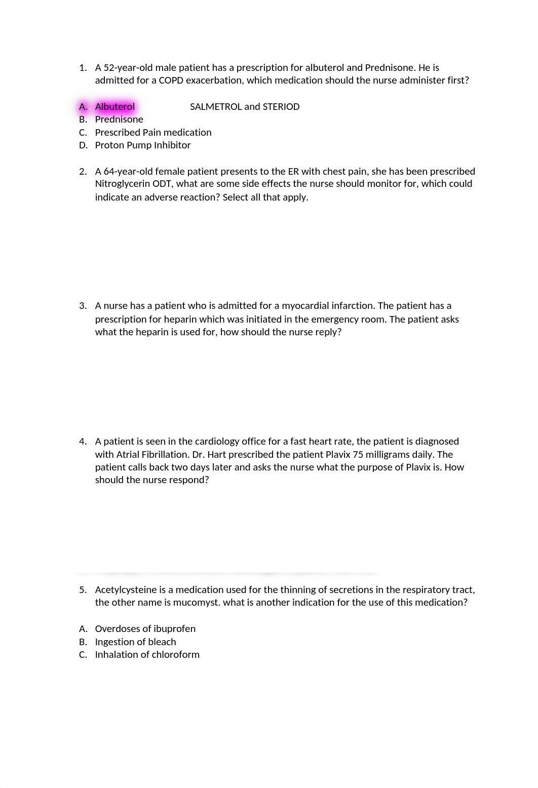 NUR 250 EXAM 1 REVIEW.docx_dknmrjlxmb0_page1