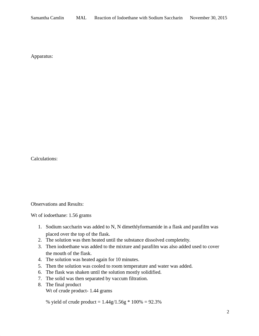 Organic Chemistry Iodoethane Lab Report_dknq5stoutv_page2