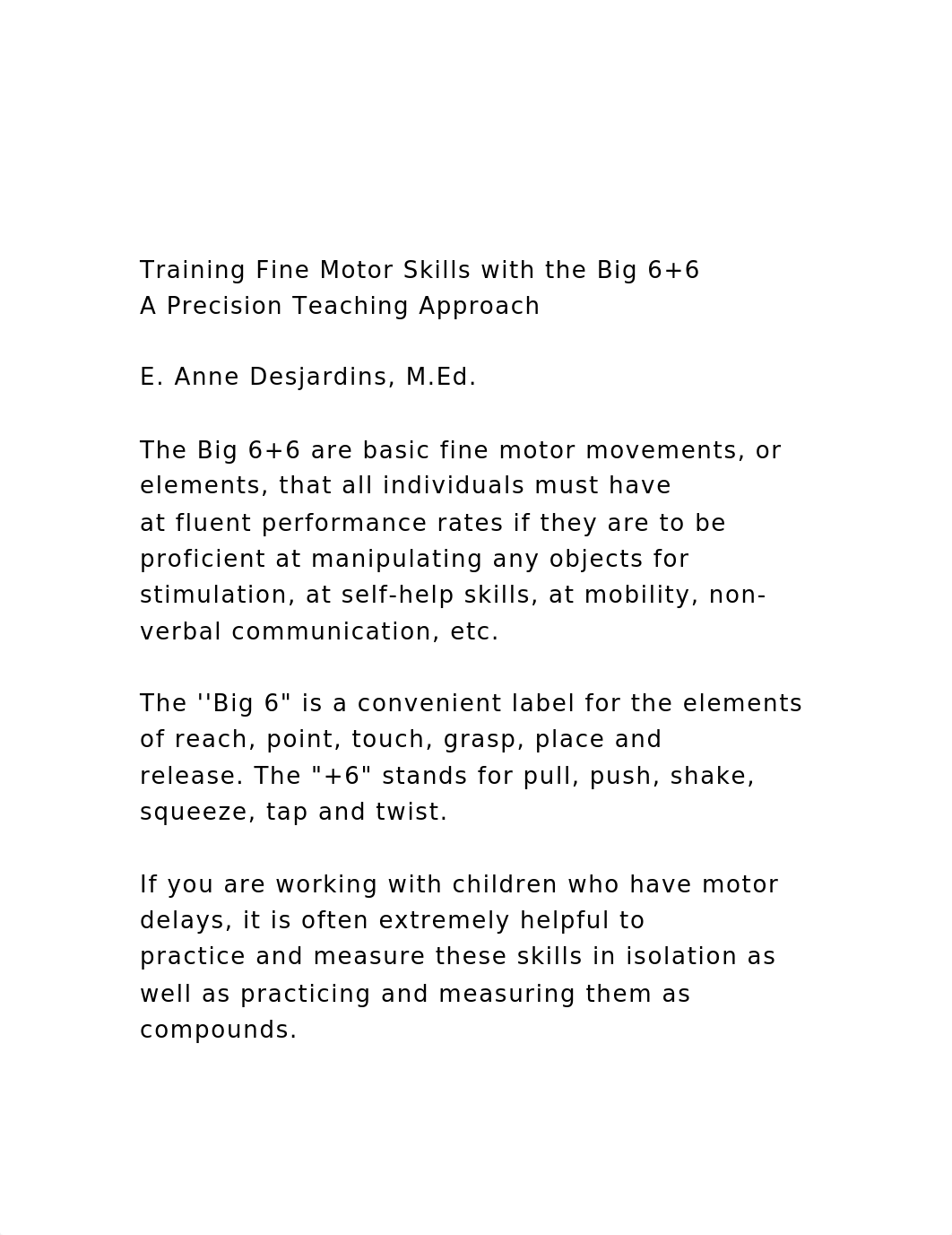 Training Fine Motor Skills with the Big 6+6 A Precision Teac.docx_dknt25m6uwt_page2