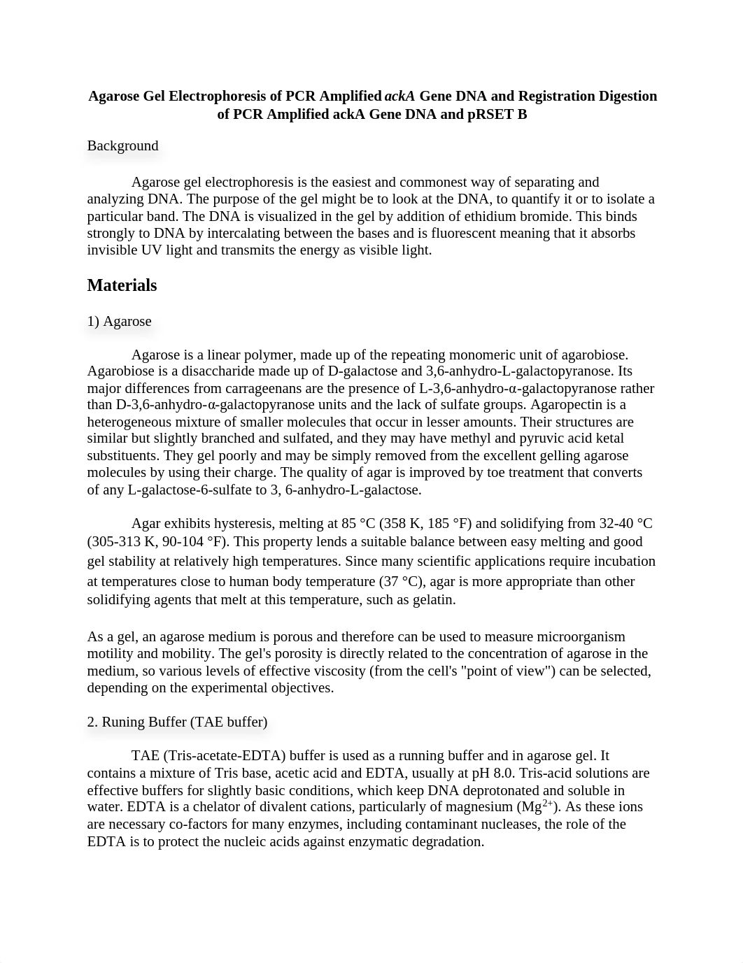 Exp. 5 Agarose Gel Electrophoresis  and Registration Digestion.pdf_dko3f3rwhlh_page1