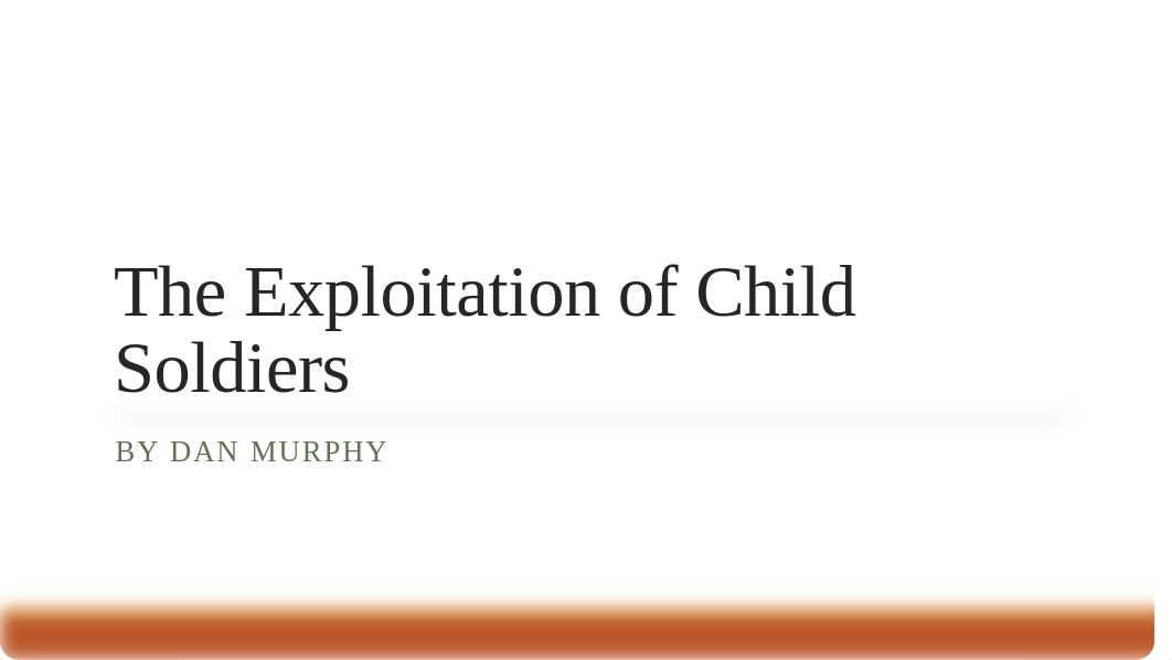 Exploitation of Child Soldiers PowerPoint_dkobq9fccpw_page1