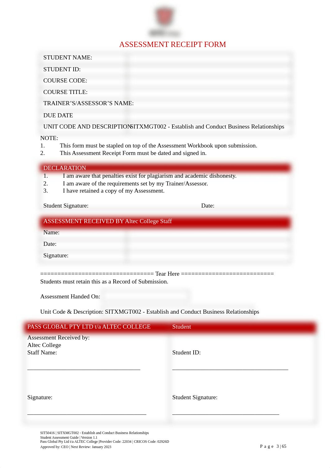 2408SITXMGT002 - Establish and Conduct Business Relationship - Student guide - V1.1.pdf_dkofs8s9b0u_page3