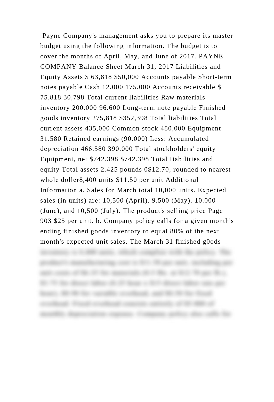 Payne Companys management asks you to prepare its master budget usin.docx_dkokr8wrrsd_page2