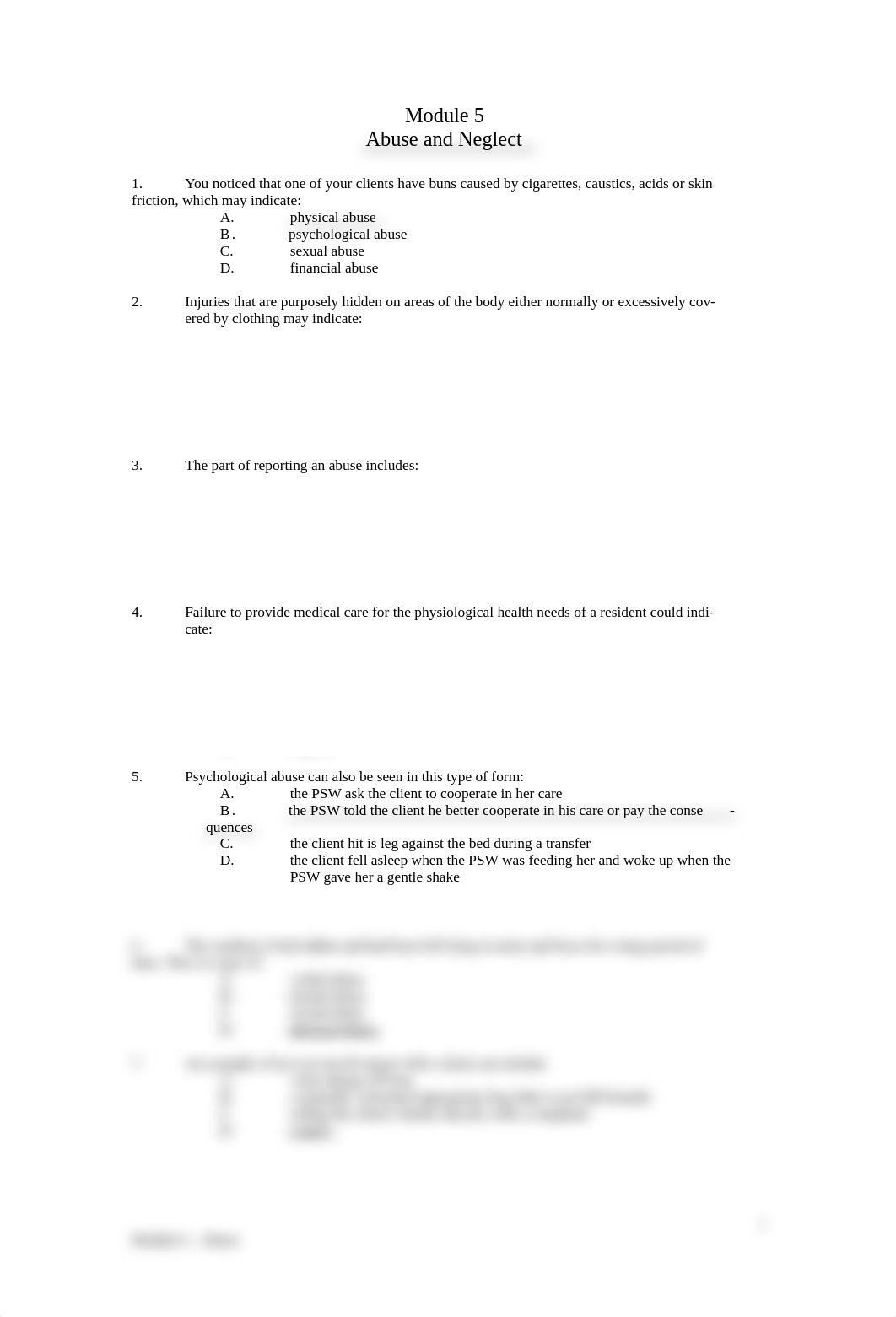 CACC Module 5 Abuse & Neglect Answers.docx_dkp13iihqlr_page1