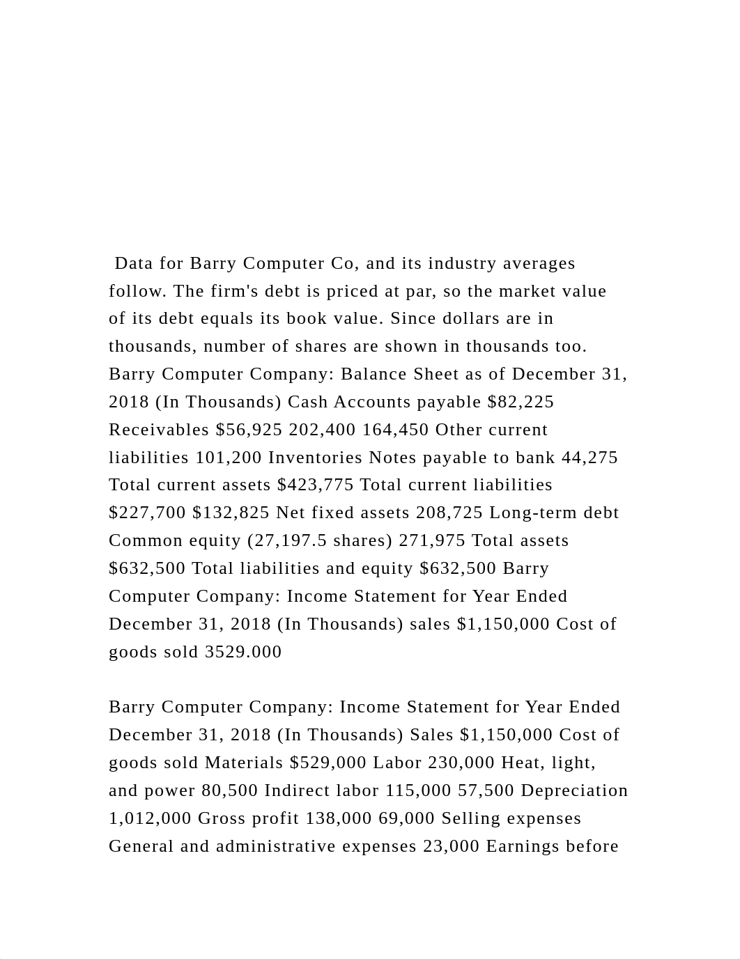 Data for Barry Computer Co, and its industry averages fol.docx_dkq1hgs3xgx_page2