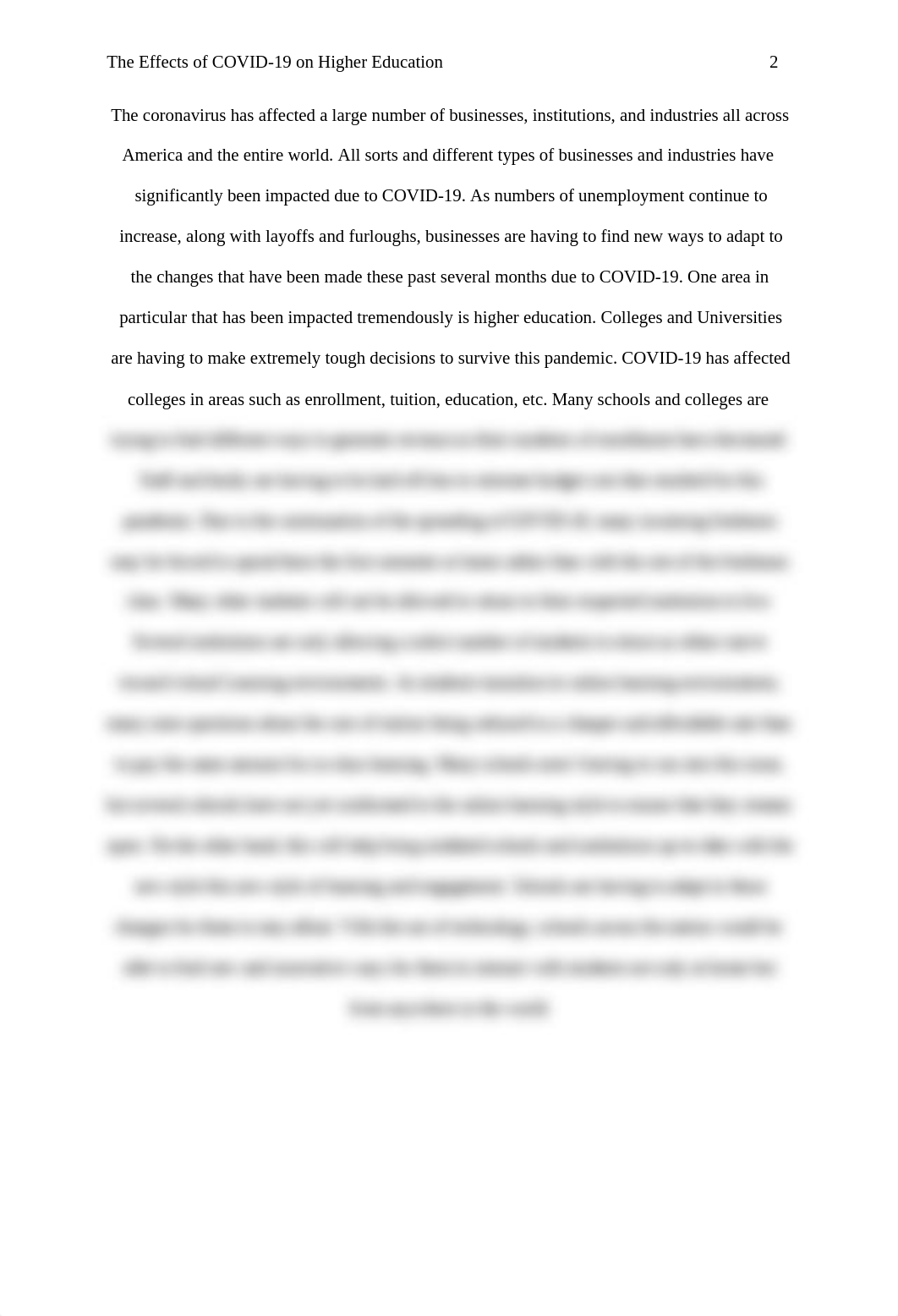 The Effects of COVID-19 on Higher Education.docx_dkq2zphfh8g_page2