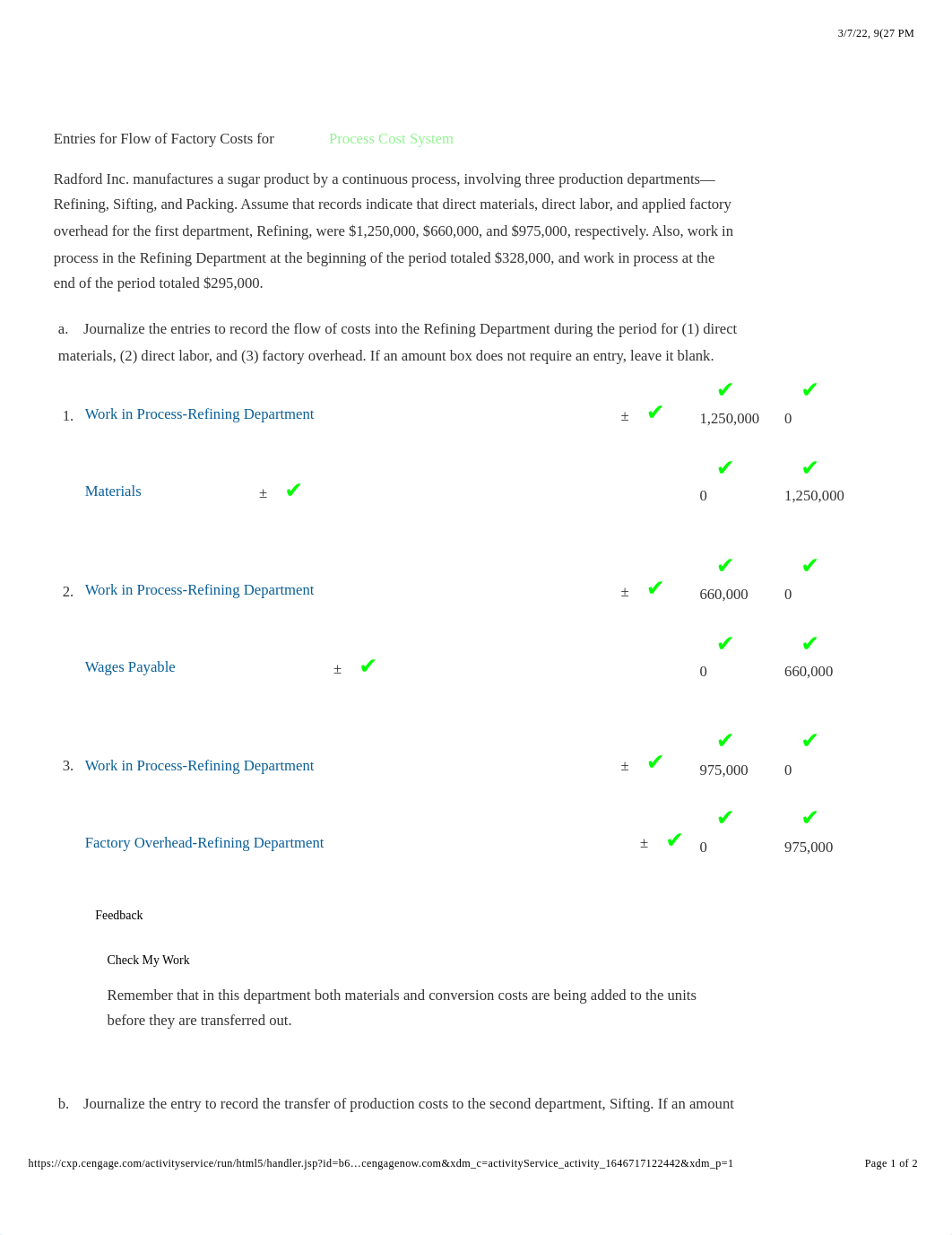 Entries for Flow of Factory Costs for Process Cost System .pdf_dkq9knsdws6_page1