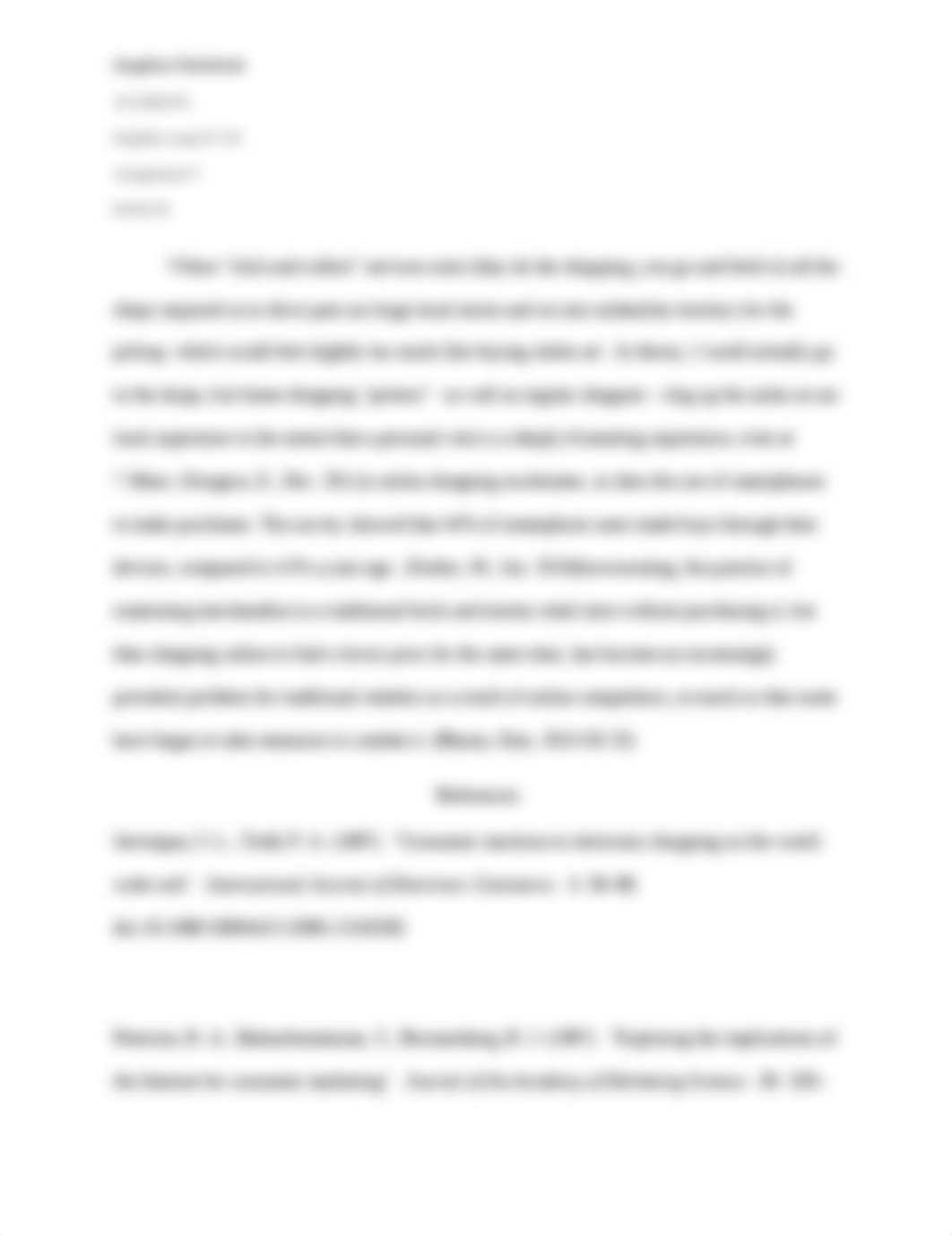 How is  shopping online and traditional shopping the same and different assignment 5 eng 130.docx_dkqc0ajlbjy_page2