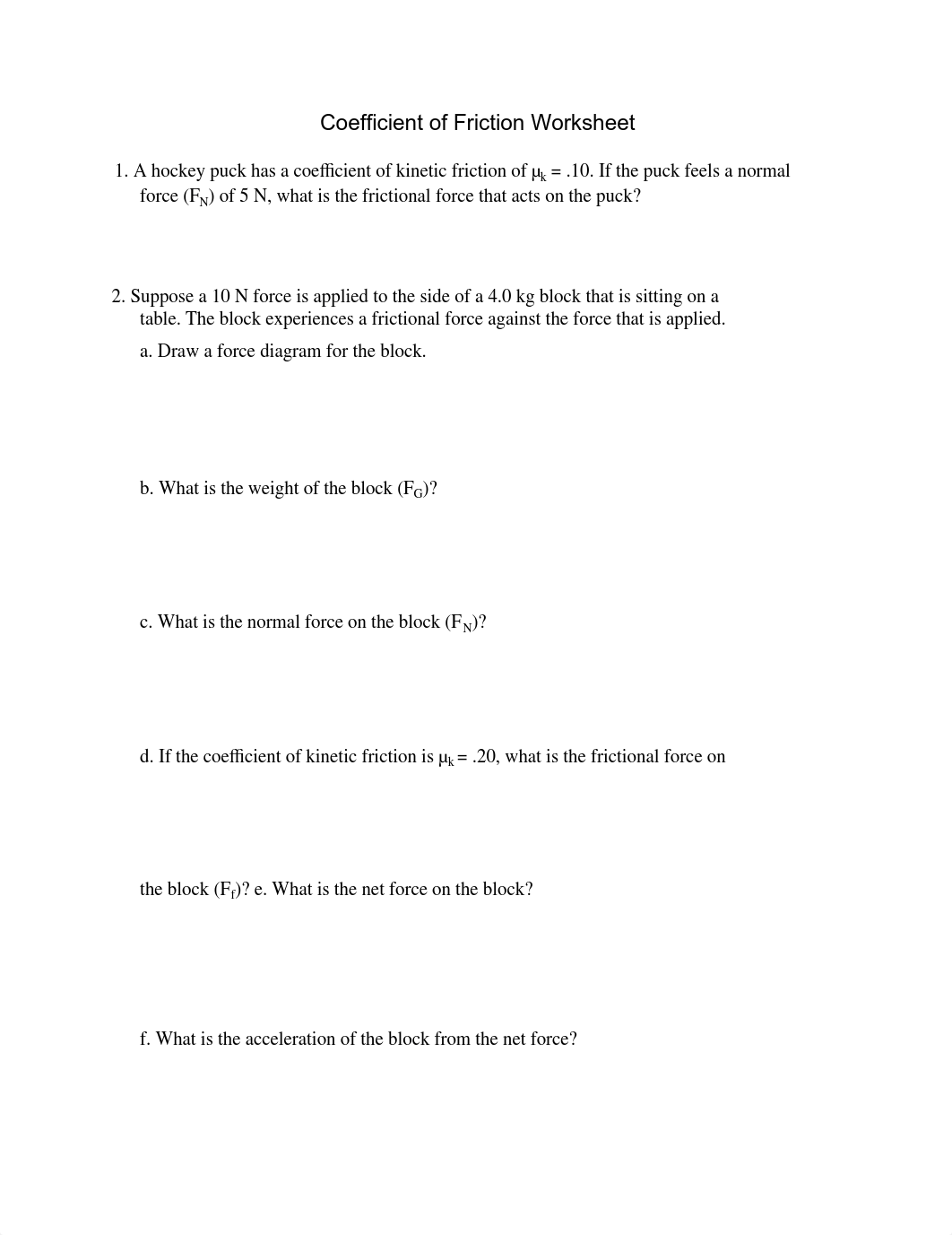 Coefficient of Friction Worksheet .pdf_dkqcqt9xvul_page1