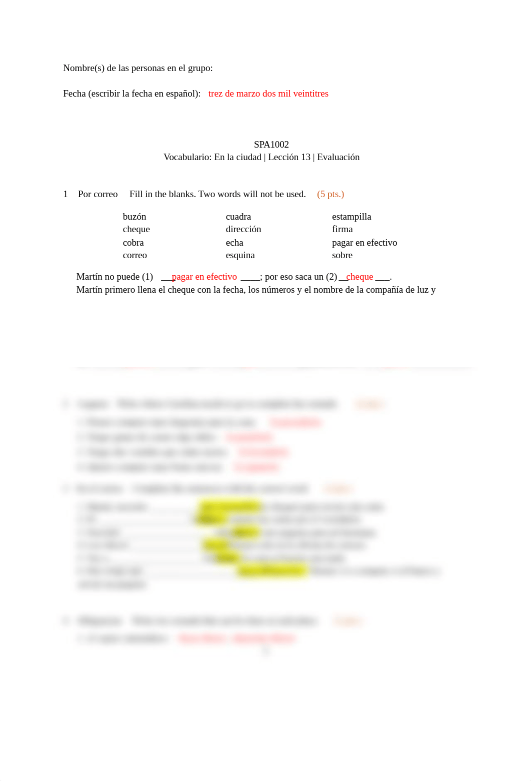 SPA1002 - Prueba de vocabulario - Lección 13 En la ciudad (1).docx_dkqeycfy5bm_page1