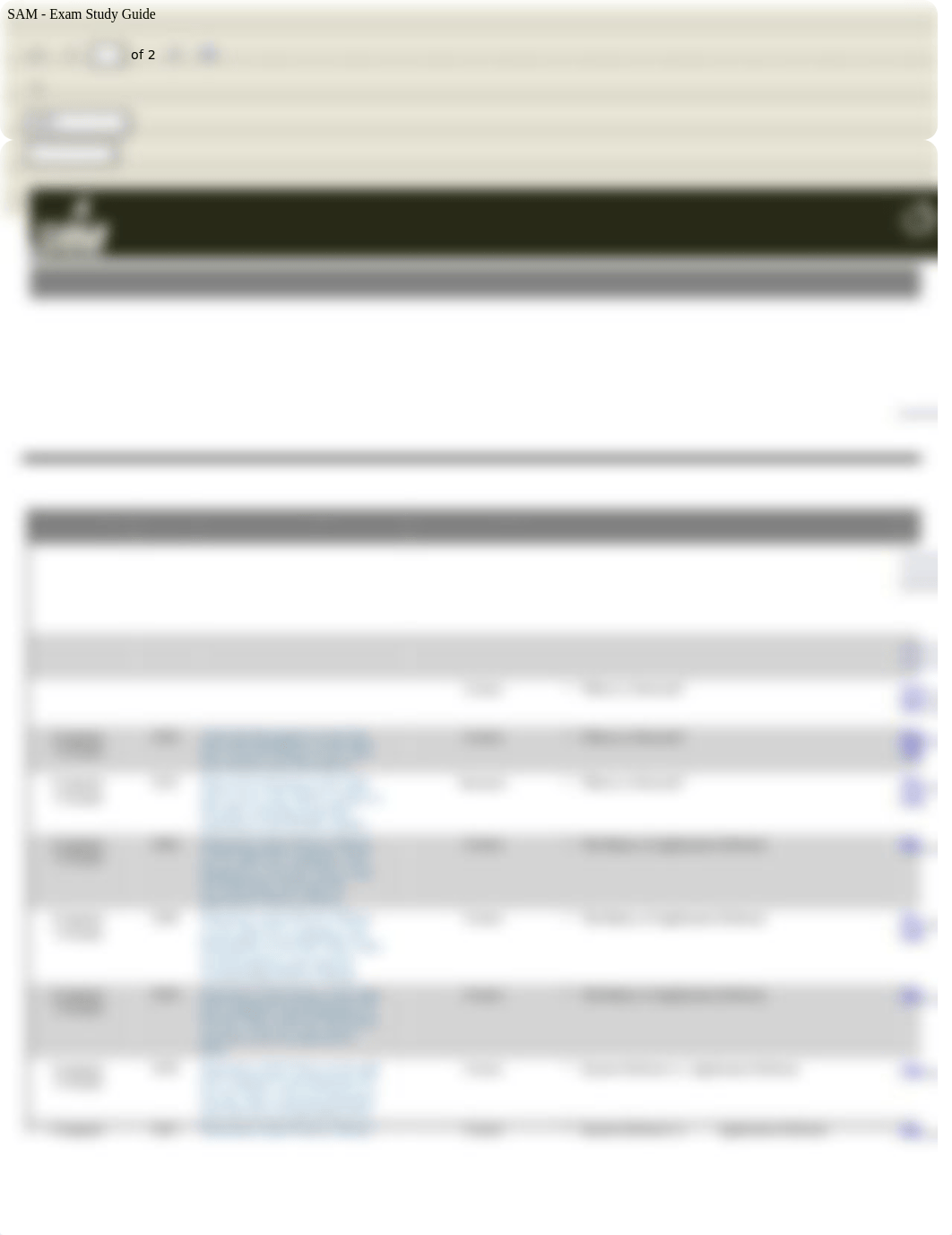 SAM - Exam Study Guide exam 2_dkqqu966j72_page1