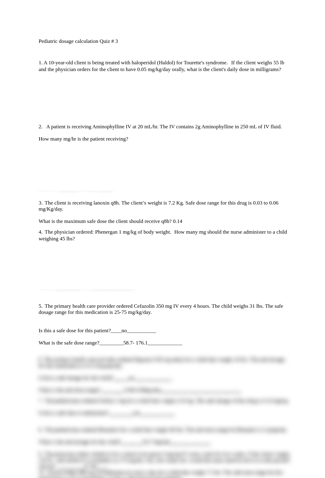 M. Jsackson NUR 205 Dosage calculation Quiz 3.docx_dkqslbg22vi_page1