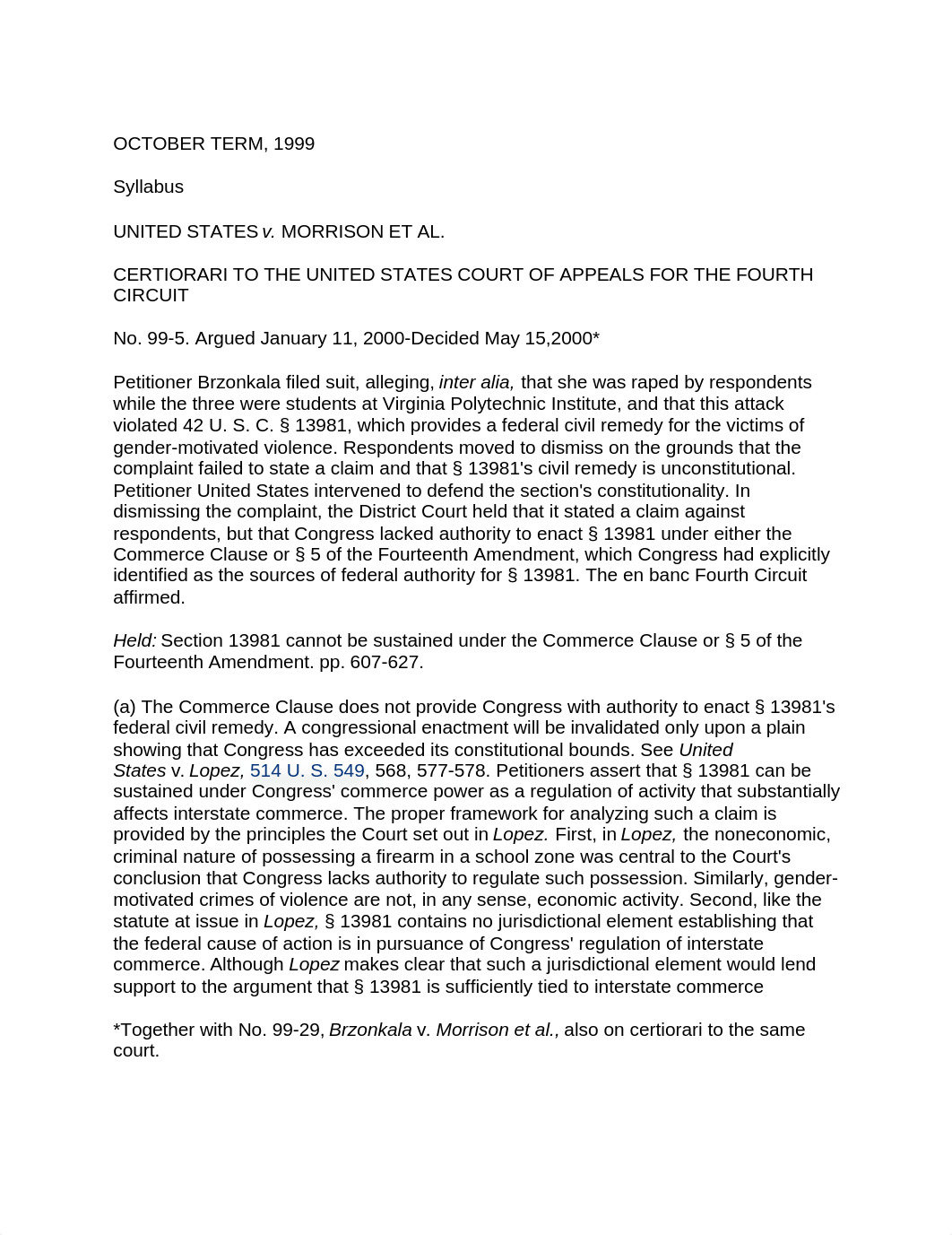 United States v. Morrison, 529 U.S. 598 (2000).docx_dkr40tctmsv_page1