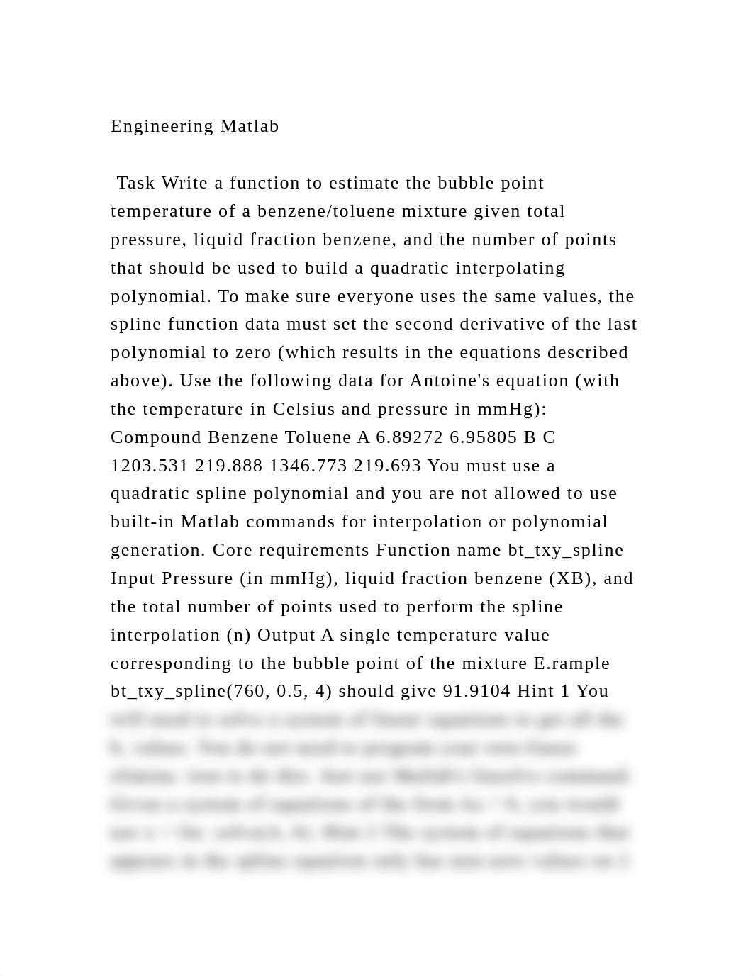 Engineering Matlab Task Write a function to estimate the bubble .docx_dkr98yzpbhl_page2